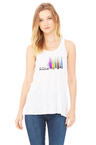 Let your mind wander - Printed Racerback Tank Top for Women