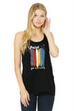 Paint Your Reality - Printed Racerback Tank Top for Women